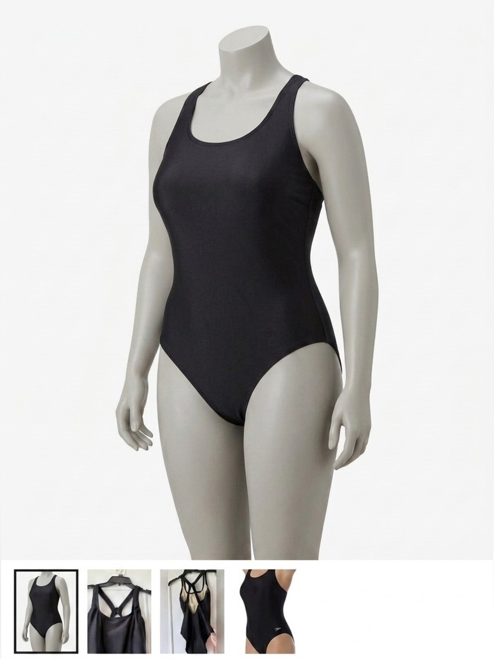 Speedo Black Women's One-Piece Swimsuit